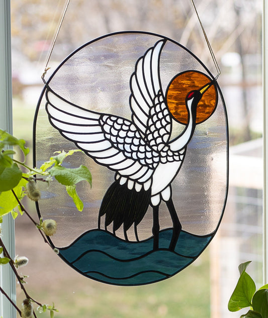 Crane Suncatcher